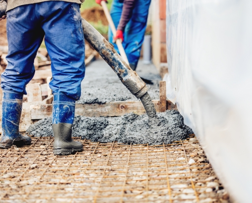 concrete laying in Preston