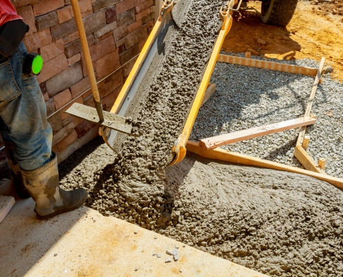 concrete laying in Preston