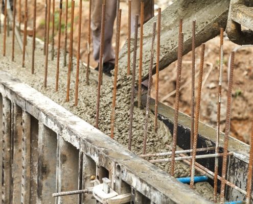 concrete laying in Preston