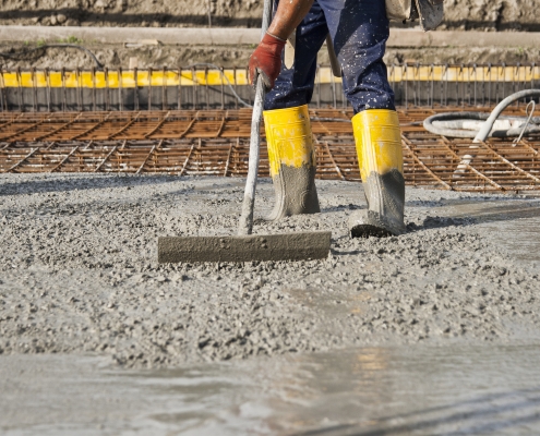 concrete laying in Preston